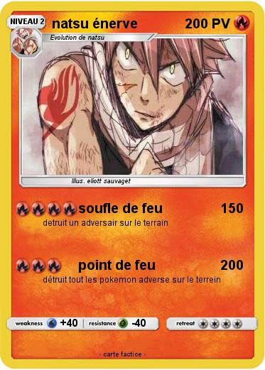 Pokemon natsu énerve