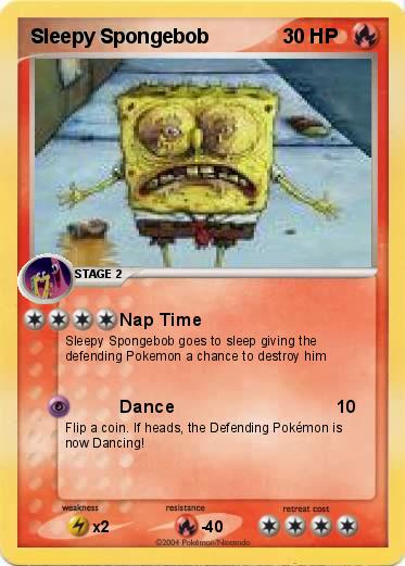 Pokemon Sleepy Spongebob