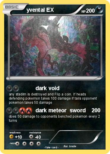 Pokemon yvental EX