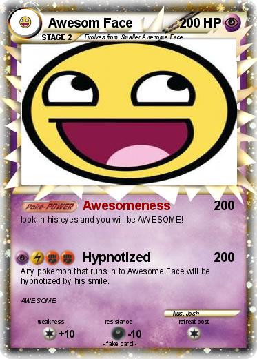 Pokemon Awesom Face