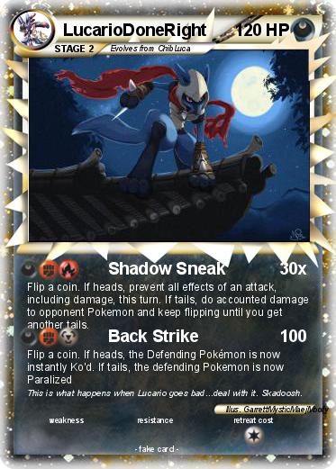 Pokemon LucarioDoneRight