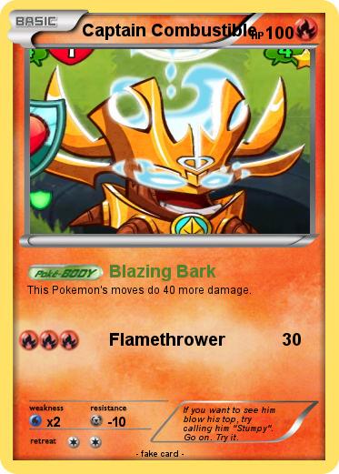 Pokemon Captain Combustible
