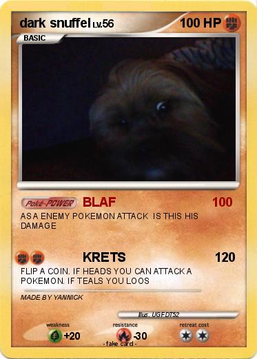 Pokemon dark snuffel