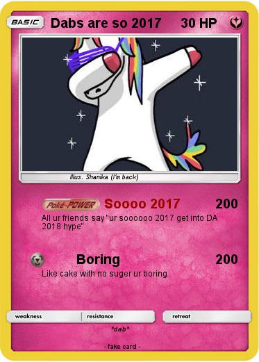 Pokemon Dabs are so 2017