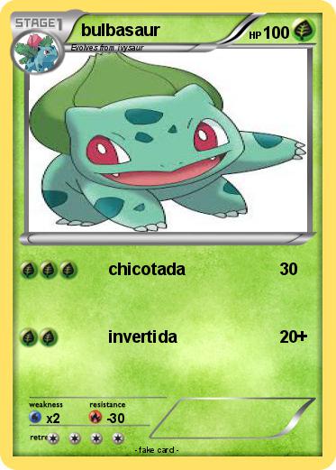 Pokemon bulbasaur