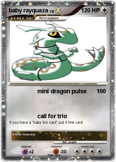 Pokemon baby rayquaza