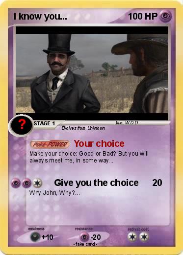 Pokemon I know you...