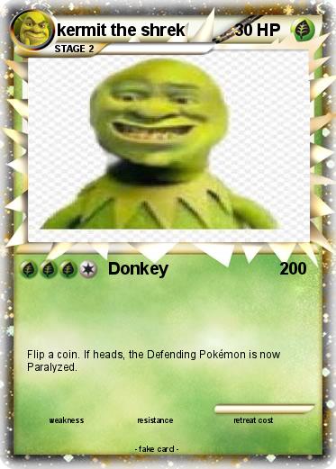 Pokemon kermit the shrek