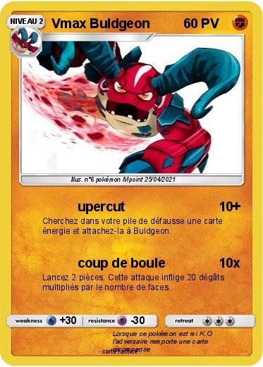 Pokemon Vmax Buldgeon