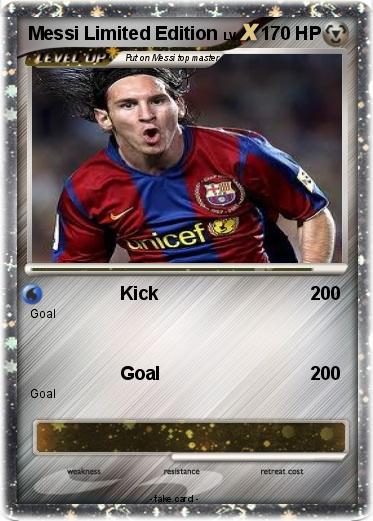 Pokemon Messi Limited Edition