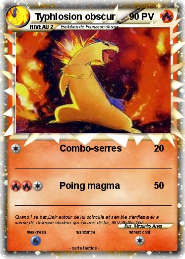 Pokemon Typhlosion obscur