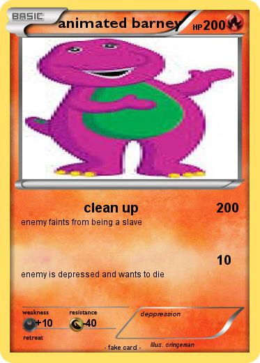 Pokemon animated barney