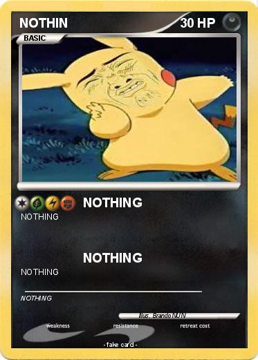 Pokemon NOTHIN