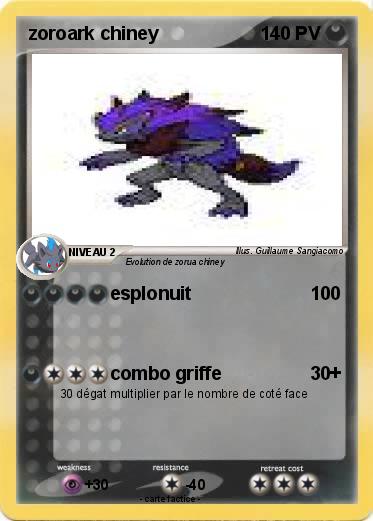 Pokemon zoroark chiney