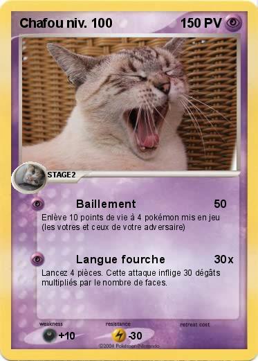 Pokemon Chafou niv. 100
