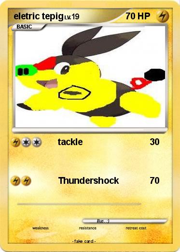 Pokemon eletric tepig