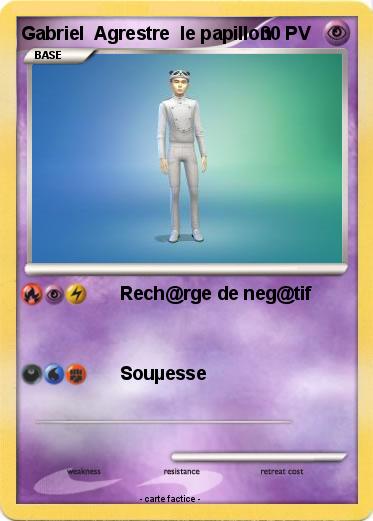 Pokemon Gabriel  Agrestre  le papillon