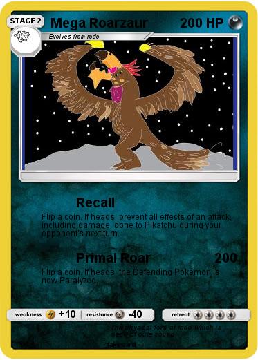 Pokemon Mega Roarzaur