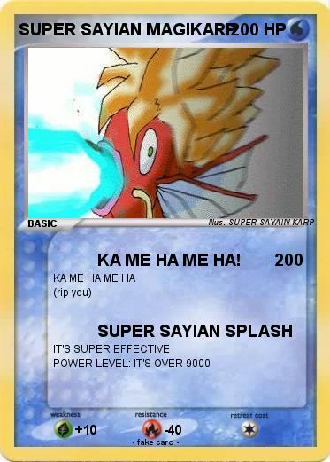 Pokemon SUPER SAYIAN MAGIKARP