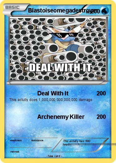 Pokemon Blastoiseomegadestroyer