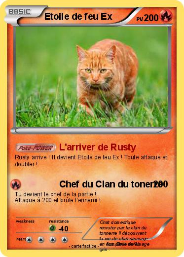 Pokemon Etoile de feu Ex