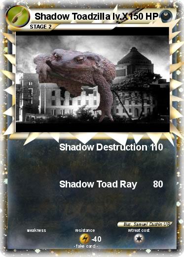 Pokemon Shadow Toadzilla lv.X