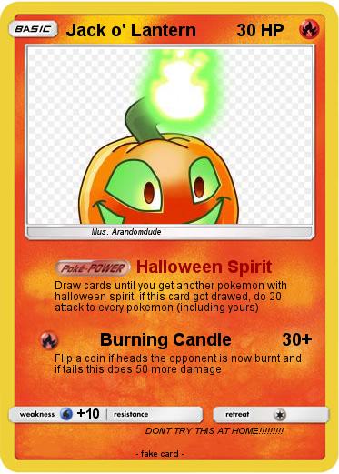 Pokemon Jack o' Lantern