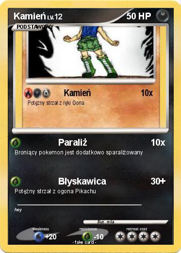 Pokemon Kamień