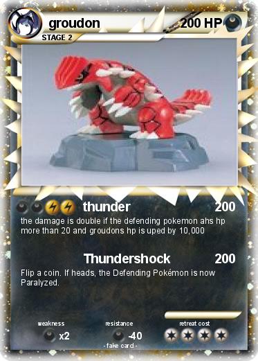 Pokemon groudon