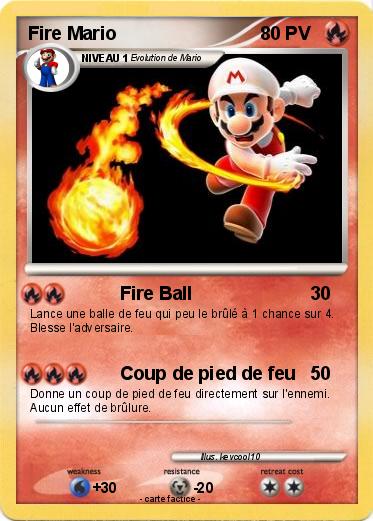 Pokemon Fire Mario