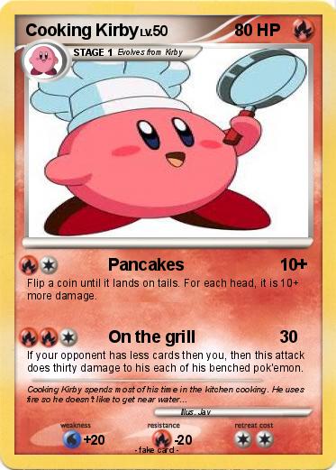 Pokemon Cooking Kirby