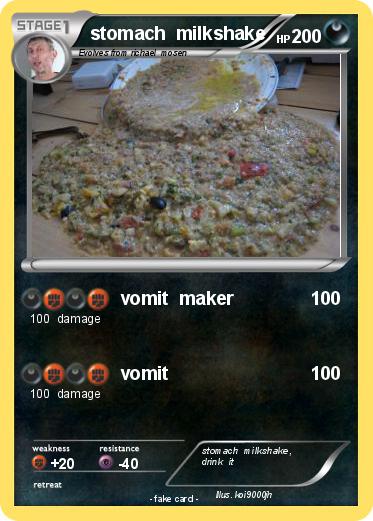 Pokemon stomach  milkshake