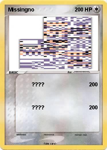 Pokemon Missingno