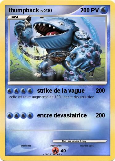 Pokemon thumpback