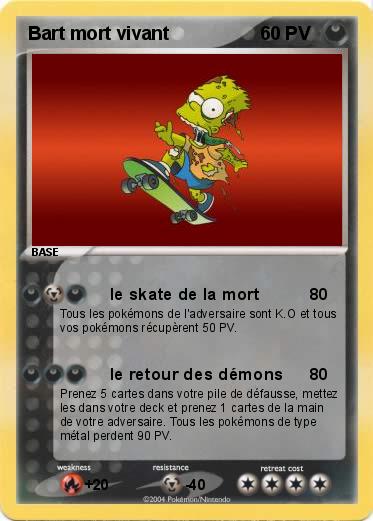 Pokemon Bart mort vivant