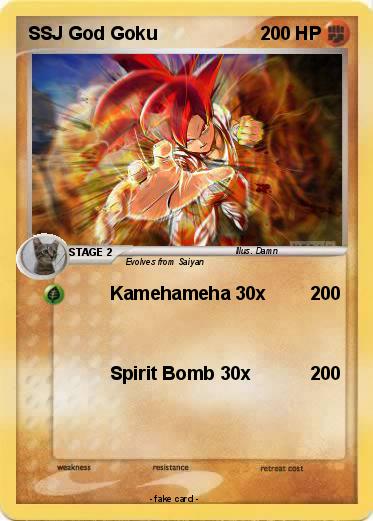 Pokemon SSJ God Goku