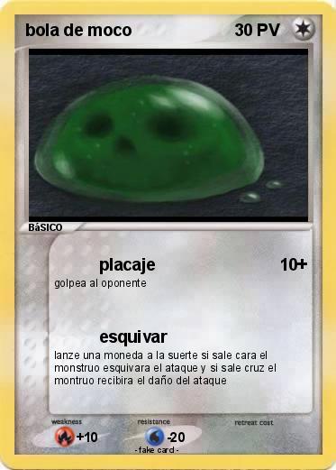 Pokemon bola de moco