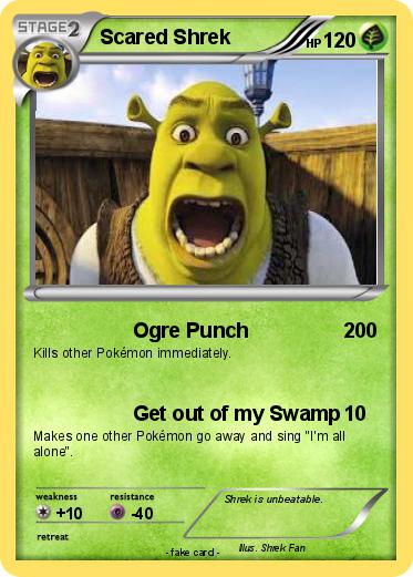 Pokemon Scared Shrek