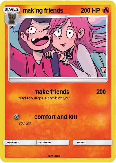 Pokemon making friends
