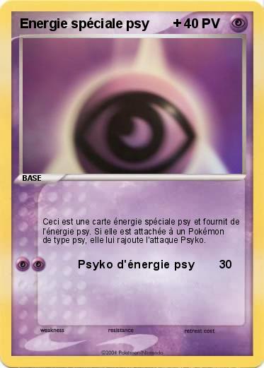 Pokemon Energie spéciale psy       +