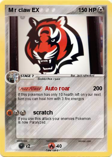 Pokemon M r claw EX