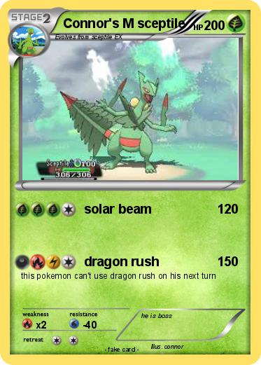 Pokemon Connor's M sceptile
