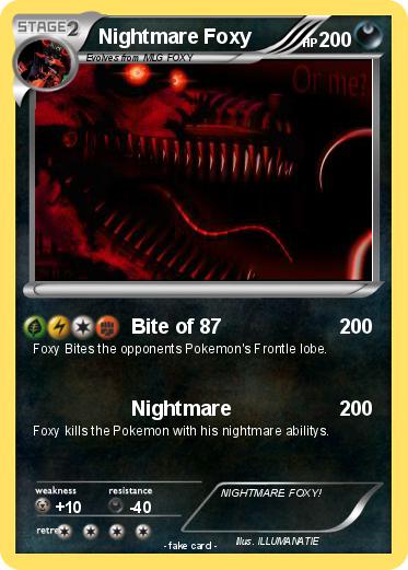 Pokemon Nightmare Foxy