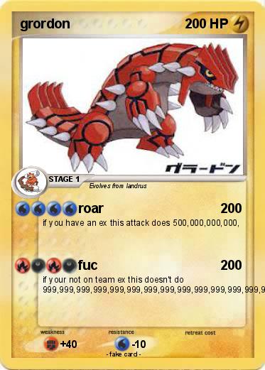 Pokemon grordon