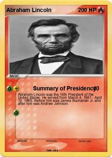 Pokemon Abraham Lincoln