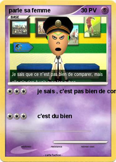 Pokemon parle sa femme
