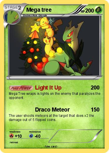 Pokemon Mega tree
