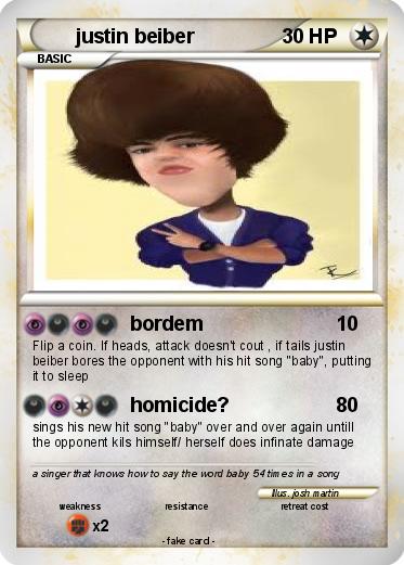 Pokemon justin beiber