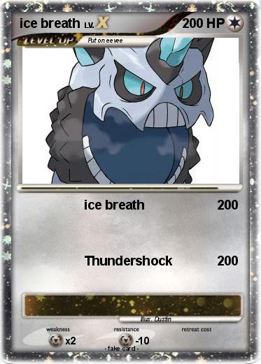 Pokemon ice breath