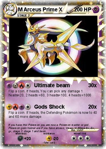 Pokemon M Arceus Prime X